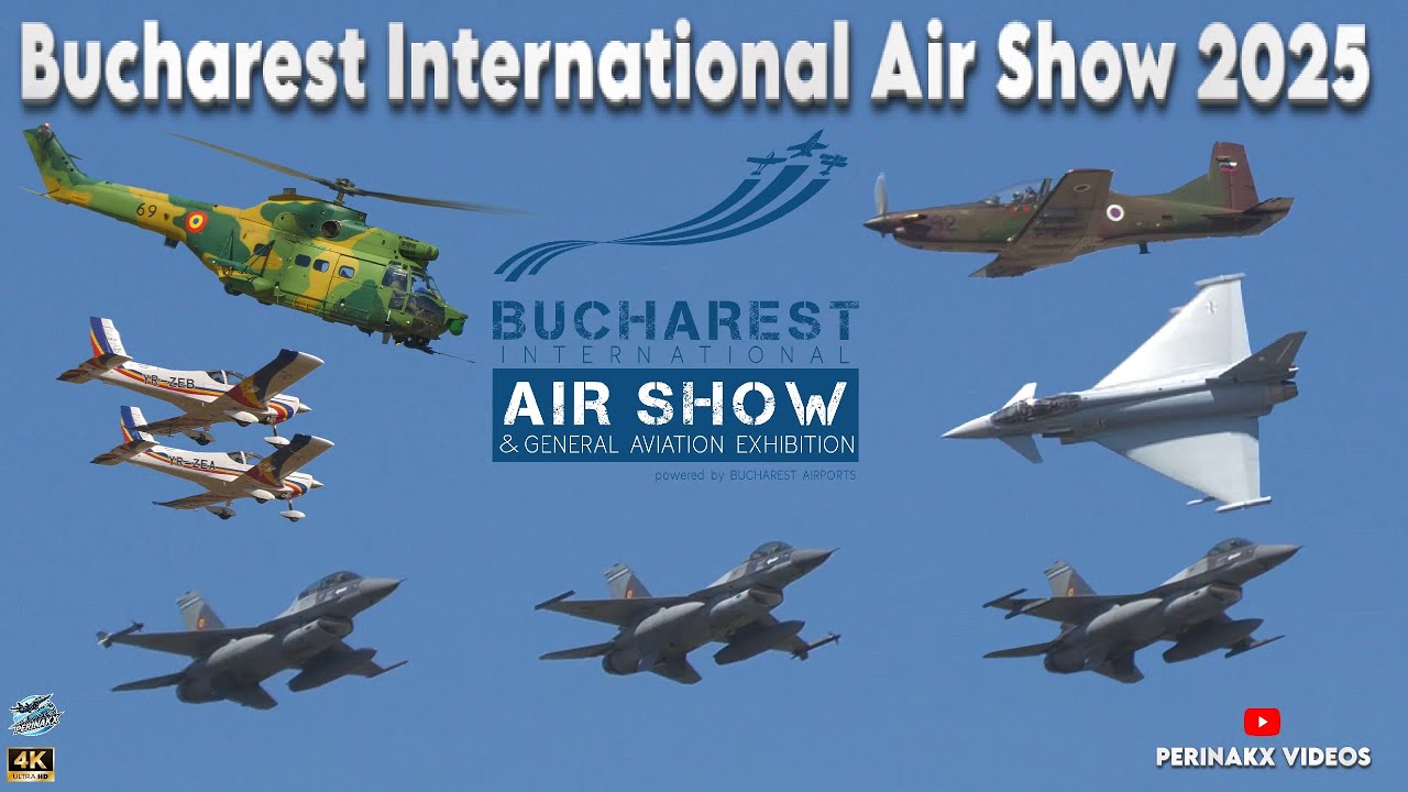 Международный авиасалон в Бухаресте | BIAS 2025 | 🇷🇴 | Крупнейшее авиашоу Румынии