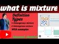 What is mixture and its types. In pashto language.