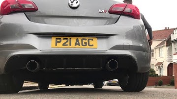Corsa E VXR Decat & De Silenced Exhaust Sound