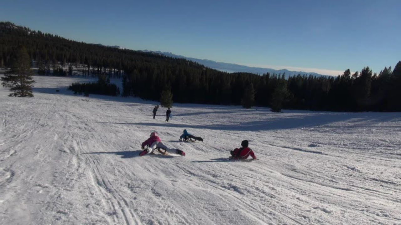 Taking On The Mountain! With The Worlds Best Sled! HammerHead Sledding Tahoe. YouTube