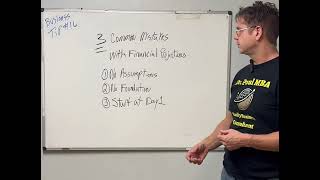 Tip #16: 3 Common Mistakes with Financial Projections | Dr. Paul Borosky, MBA.