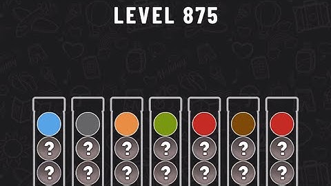 Ball Sort Puzzle Level 875 #ballsortpuzzle #ballsortpuzzlegameplay #puzzlegame #mobile games