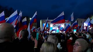 Выступление В.Путина в Севастополе на митинге-концерте 2018 &quot;Россия.Севастополь.Крым.&quot;