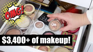 I HAVE $3,400+ OF MAKEUP!
