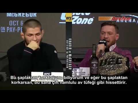 McGregor vs Khabib Basın Toplantısı TÜRKÇE