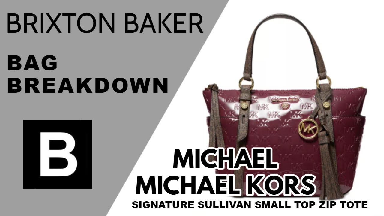 Michael Michael Kors Signature Sullivan Small Convertible Top Zip Tote