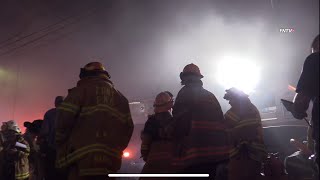 Firefighters and Civilians injured in 2 Alarm House Fire - Queens