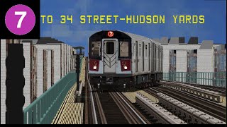 OpenBVE Special: 7 Train To 34 StreetHudson Yards (R188)
