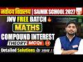 Compound Interest | Theory + MCQs | Class 9 Maths | JNV & Sainik School 2027
