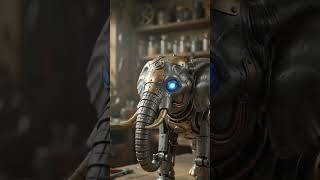 AI Mechanical Elephant Toy 🐘⚙️ | Steampunk Robot Creation