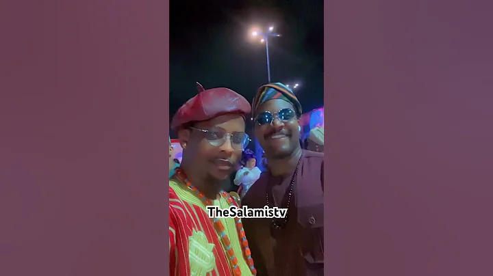 Rotimi salami and Kunle Remi at Odunlade Adekola’s ORISA’s premiere.