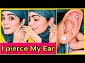 How I Pierced My Tragus and Helix At Home | Dietitian Aqsa