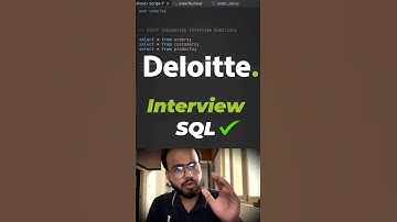 Most Asked Deloitte SQL Interview Questions answers #deloitte #sql #sqlinterviewquestionsandanswers