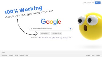 How to Make Working Google Search Engine Website using Html CSS & Javascript | CSS Website Design