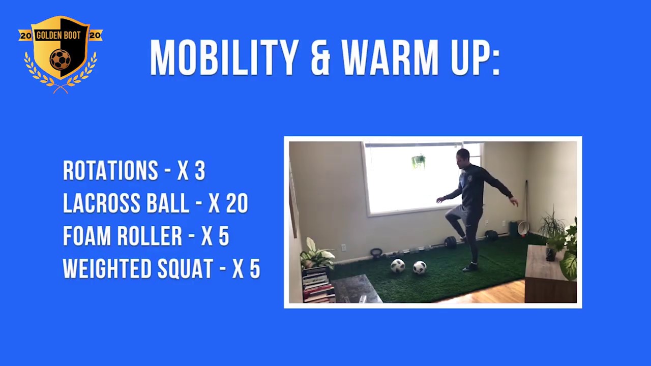 How To Do Football Drills Soccer Drills At Home By Yourself Workout Routine Golden Boot