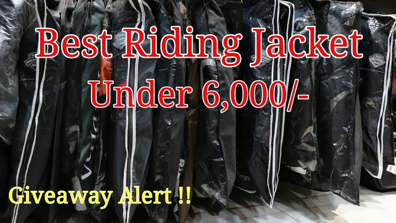 riding jackets under 6000