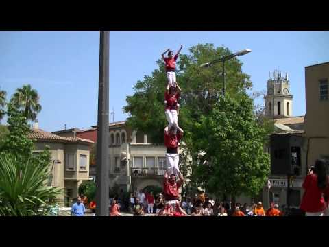 Castellers de Barcelona: Pd6 Festa Major de Sant Vicenç dels Horts 27/07/2014