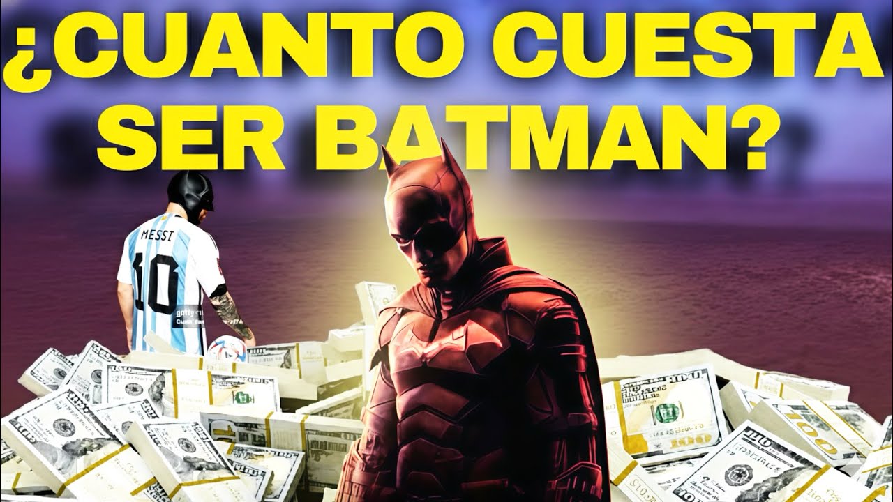 Esto cuesta realmente ser Batman… en la vida real