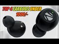 TOP 4 BEST EARBUDS 2023 | UNDER 1000/- |