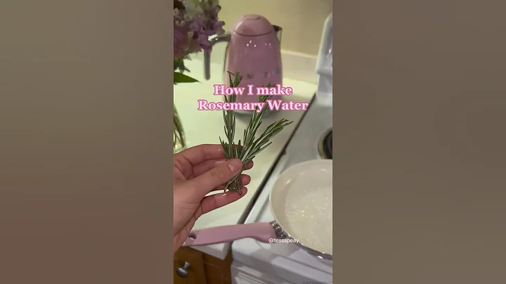 Full Rosemary water recipe 💖 #hair #haircareroutine #rosemarywater #hairgrowth #haircare