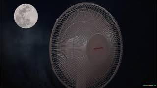 12 Hours Oscillating Fan in stereo to help you sleep.  White noise tinnitus and insomnia help.