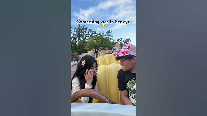 Something was in Spoiled Sister's eye #spoiledsister
