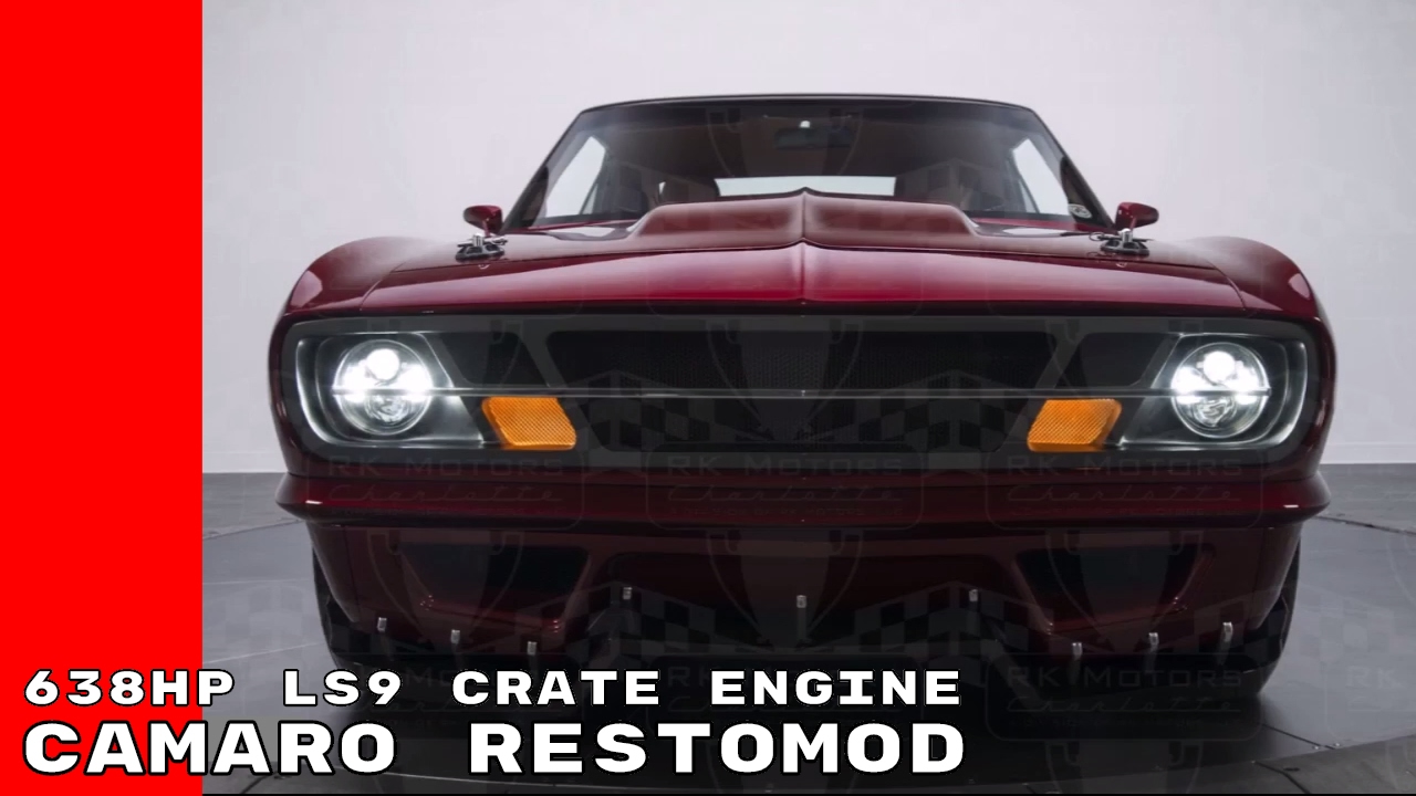 638HP LS9 Crate Engine Classic Chevy Camaro Restomod YouTube