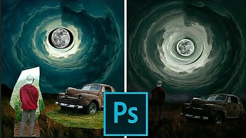 The Moon Portal | Photoshop Manipulation Tutorial