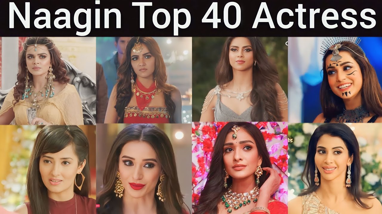 Naagin 1,2,3,4,5,6 All Actress (not naagins) - YouTube