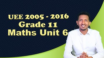 UEE (2005–2016) – Grade 11 Mathematics Unit 6: Transformations of the plane  | ከሚያስገርም ማብራሪያ ጋር