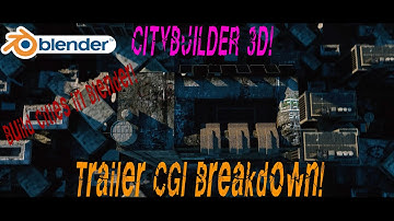 CityBuilder 3d Blender add-on breakdown: Trailer setups Explained pt. 1