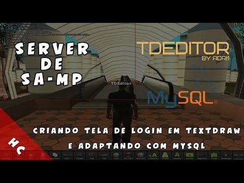 Criando tela de login em TextDraw e adaptando com MySQL 2/2