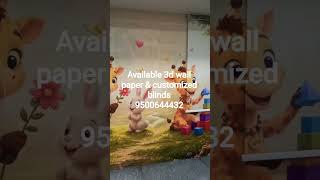 kids & home 3d imported wall paper blinds customized contact 9500644432