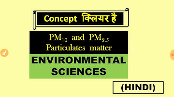 PM10 and PM2.5 particulate matter | environmental sciences| mindmapping | evs jrf coaching