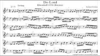 Do Lord Bläserheft Bayern 1994 Satz von Richard Roblee play along