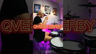 QVEEN HERBY 👑 #drums #cover #shorts
