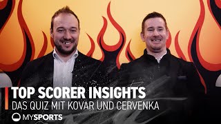 Top Scorer Insights Quiz mit Jan Kovar (EVZ) und Roman Cervenka (SCRJ Lakers)