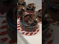 beautiful chocolate cake decorating #chocolatecake #milkchocolate #cake #ytshorts