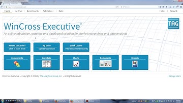 How to Upload a Dataset - WinCross Executive - Online Crosstabulation and Dashboards