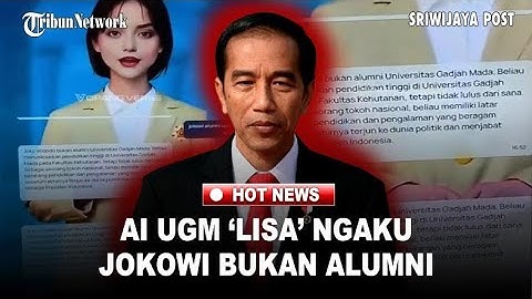 GEGER! AI UGM ‘LISA’ Ngaku Jokowi Bukan Alumni, Video Viral Seret Lagi Polemik Ijazah!