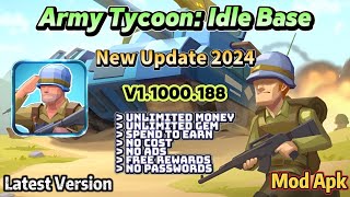 Army Tycoon Idle Base v1.1000.174 | New Update 2024 | Free Shopping Unlimited Money & Gem | Mod Apk screenshot 2