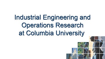 Industrial Engineering & Operations Research at Columbia University
