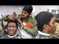 MUST SEE!!! AGAINST THE GRAIN HAIRCUT | END OF 28 WEEKS WOLF | 360 WAVES TRANSFORMATION