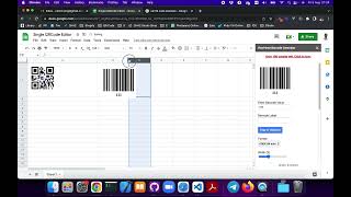 QR Code & Barcode Generator for Google Sheet addon screenshot 2