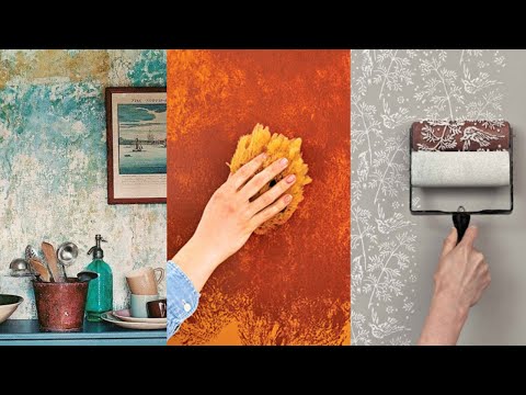 Decorative Wall Painting Ideas. Inspirational and Easy Techniques for Wall