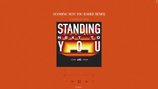 jungkook & usher - standing next to you (usher remix) (slowed   reverb)