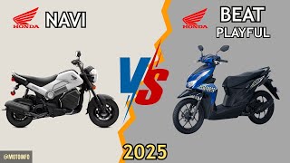 Honda Navi vs Honda Beat Playful 2025 – Price, Specs & Features Comparison | MotoInfo