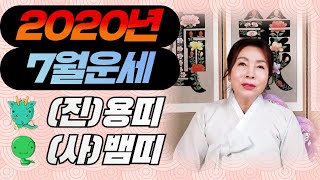 [백석암] 7월운세 '용띠' '뱀띠' / 띠 별로 보는 7월 운세 진 사 편