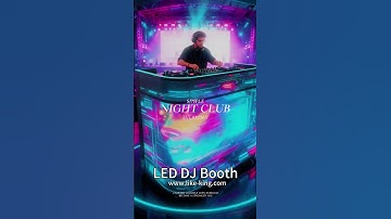chooce your led dj booth screen #dj #nightclub # mobiledjtable #djcounter #djbooth  #likekingled