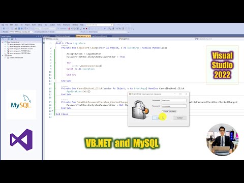 VB.NET - How To Create Login System with MySQL Database Using Visual Basic .NET (Part 3)